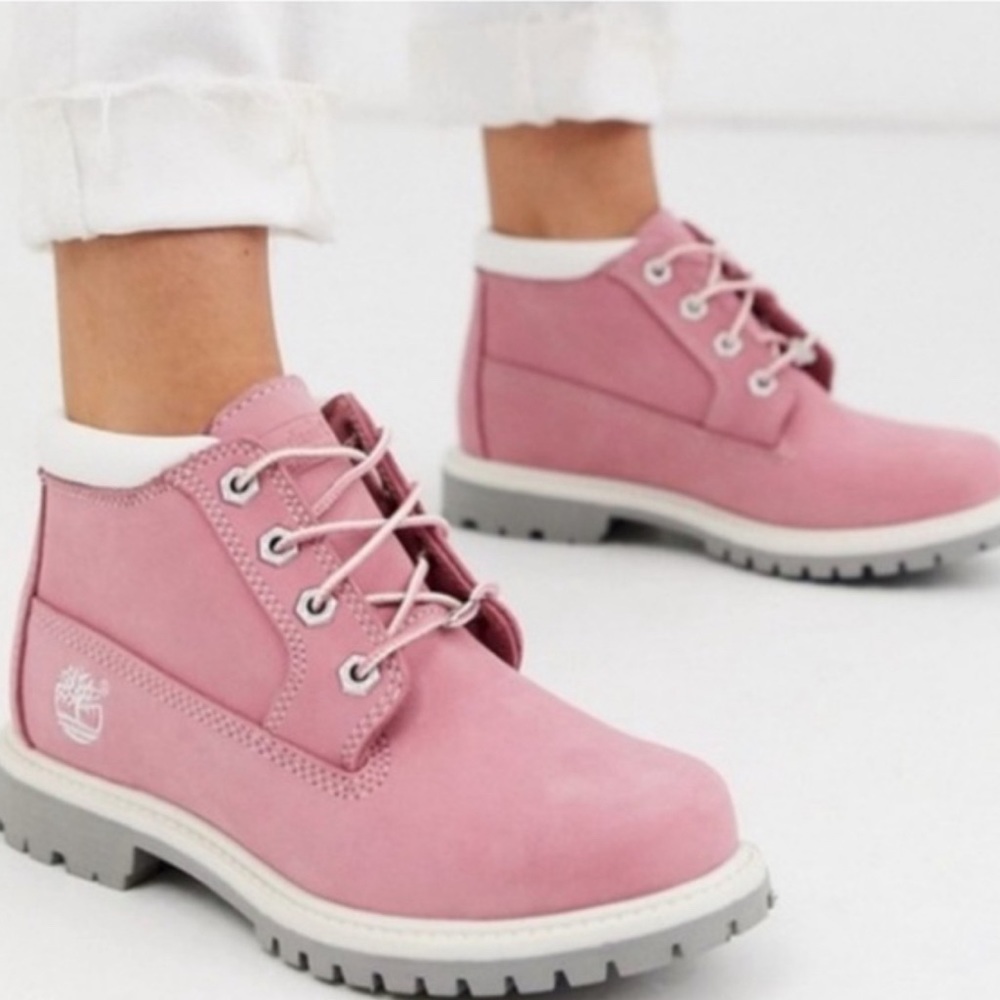 Timberland Nellie chukka boots in pink women’s